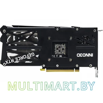 Видеокарта Inno3D GeForce RTX 3060 Twin X2 OC 12GB GDDR6 (N30602-12D6X-11902120H) картинка 4
